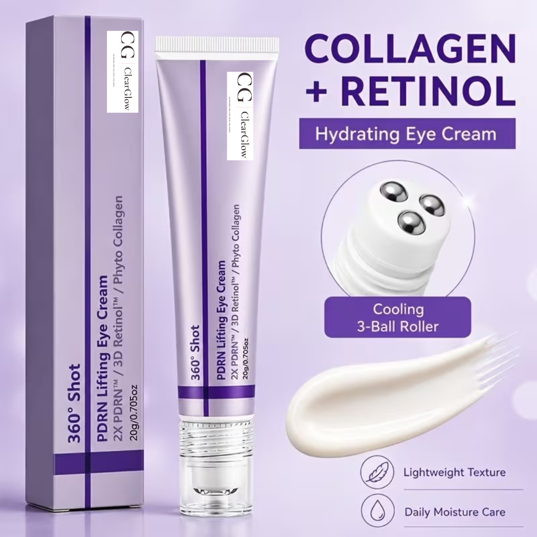360° Care PDRN Lifting Eye Cream 20g | Retinol & Collagen Eye Moisturiser for Fine Lines, Puffiness & Dullness