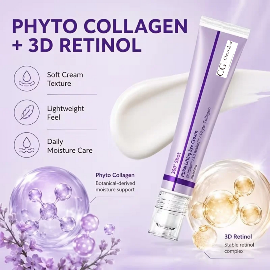 360° Care PDRN Lifting Eye Cream 20g | Retinol & Collagen Eye Moisturiser for Fine Lines, Puffiness & Dullness