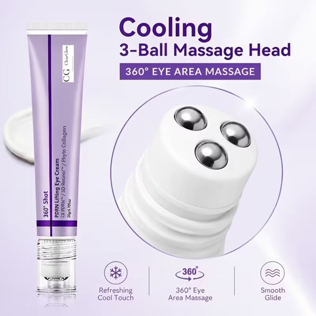 360° Care PDRN Lifting Eye Cream 20g | Retinol & Collagen Eye Moisturiser for Fine Lines, Puffiness & Dullness
